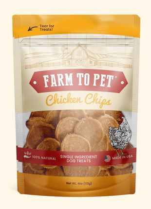 Chicken Chips for Dogs | All-Natural Single-Ingredient Dog Treats