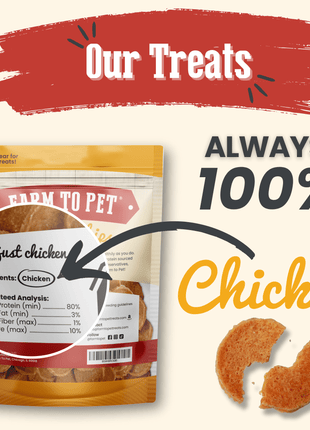 Chicken Chips for Dogs | All-Natural Single-Ingredient Dog Treats