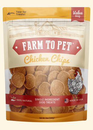 Chicken Chips for Dogs | All-Natural Single-Ingredient Dog Treats