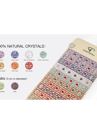 5-in-1 Gemstone PEMF Infrared Heating Mat.