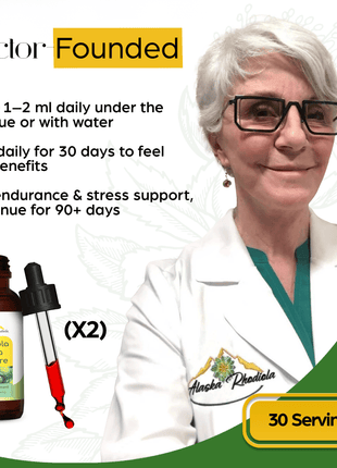 Rhodiola Rosea Tincture – Natural Stress & Energy Support (2 oz)