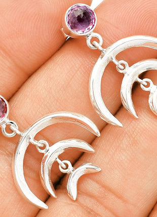 Natural Amethyst - Brazil Earrings E-1249 SDE84349