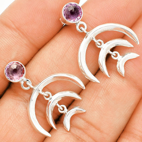 Natural Amethyst - Brazil Earrings E-1249 SDE84349