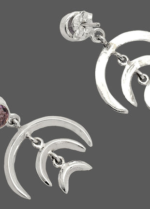 Natural Amethyst - Brazil Earrings E-1249 SDE84349