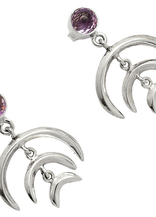 Natural Amethyst - Brazil Earrings E-1249 SDE84349