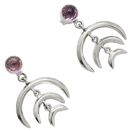 Natural Amethyst - Brazil Earrings E-1249 SDE84349