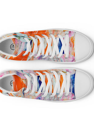 Gianneli Colours Handmade Women’s High Top Canvas Shoes