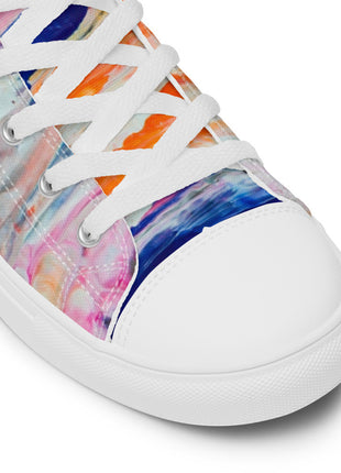 Gianneli Colours Handmade Women’s High Top Canvas Shoes