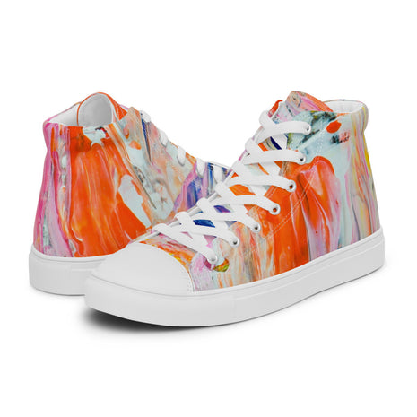Gianneli Colours Handmade Women’s High Top Canvas Shoes