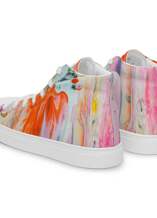 Gianneli Colours Handmade Women’s High Top Canvas Shoes
