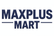 give me a bold and classic logo with that store name "MAXPLUS MART" no background