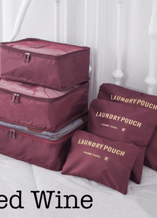 6 Piece Travel Organizer